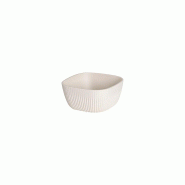ADRIER - CC-0005-WHT - (Pack de 24 unités) - Bol carré - 11,5 x 11,5 cm x 5,5 cm - Blanc - blanc plastique CC-0005-WHT