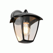 Applique murale extérieure noire mat culot E27 IP44 fonte d'aluminium - Trio - Venta - noir 4017807648102