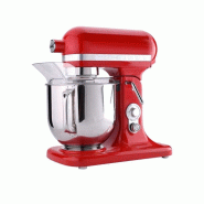 Cuistance Batteur mélangeur rouge vitesse réglable 7 litres - bol en inox - inox 7500R Cuistance Batteur mélangeur rouge vitesse réglable 7 litres - bol en inox - inox 7500R
