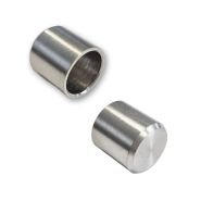 Embout plat inox Ø12mm - extérieur