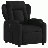 Fauteuil inclinable électrique Noir Tissu Modèle Dervonis - 8721012169487