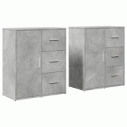 Helloshop26 - Buffet bahut commode armoire meuble de rangement organisateur cuisine salle de séjour salons lot de 2 60 x 31 x 70 cm 02_0036859 - 3000 Helloshop26 - Buffet bahut commode armoire meuble de rangement organisateur cuisine salle de séjour salons lot de 2 60 x 31 x 70 cm 02_0036859 - 3000