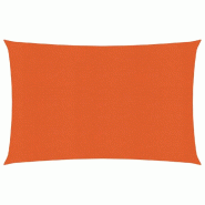 Helloshop26 - Voile d'ombrage 160 g/m² orange 3,5 x 4,5 m PEHD 02_0009240 - orange 3000499347768