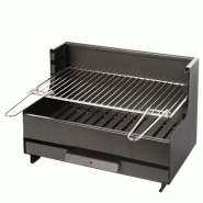 Le Marquier Barbecue Vulcain 54*32 - noir métal GBC3670