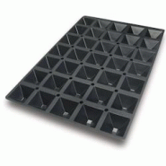Moule à Gâteaux en Silicone Forme Pyramidale - 35 Pièces - Lacor - noir silicone 66768 Moule à Gâteaux en Silicone Forme Pyramidale - 35 Pièces - Lacor - noir silicone 66768
