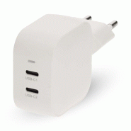 NEDIS Chargeur mural 45 W | GaN | PD3.0 | Fonction de charge rapide | 2.25 A * - 034-1256292