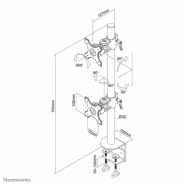 Neomounts FPMA-D700DV Support d'écran à  fixer 10-27"