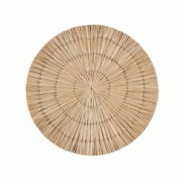 Now's Home - Lot de 4 sets de table ronds en rotin naturel - Paros Ø38 cm - 3256390240664 Now's Home - Lot de 4 sets de table ronds en rotin naturel - Paros Ø38 cm - 3256390240664