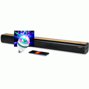 Pickering Barre de son Bluetooth COSY THOMSON SB402BT, Entrée TV AUDIO, Câble Optique, Egaliseur, Bluetooth, 200W, Télécommande, DIAMS LED - 36666