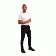 Portwest Pantalon homme slim stretch Cargo noir 42 - 42 5050984617867