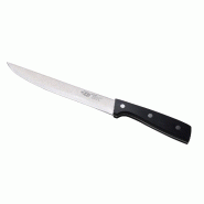 San Ignacio - Couteau à découper 20cm en acier inoxydable en couleur noire - Expert - noir inox Q4236