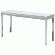 Table inox de travail sans étagère, sans dosseret, 900x600 mm - STLT6090 Table inox de travail sans étagère, sans dosseret, 900x600 mm - STLT6090