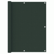 VidaXL Écran de balcon Vert foncé 120x500 cm Tissu Oxford Modèle Ombre Protect - vert 135006