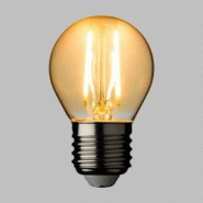 Ampoule Guinguette 2200K blanc très chaud 2W G45 filament Lotti - doré 8024199044654 Ampoule Guinguette 2200K blanc très chaud 2W G45 filament Lotti - doré 8024199044654