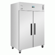 Armoire réfrigérée positive inox - 2 portes - série G 1200L - Polar - PG594