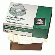 AVERY 3000 étiquettes blanches, format 125 x 48,8 mm / sur bande Caroll 1 de front (500 feuilles / cdt) - 3266557948111