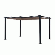 Avril Paris Toile  3X4M taupe pour tonnelle modèle OHIO XL / BERCY XL - polyester 3664380009595