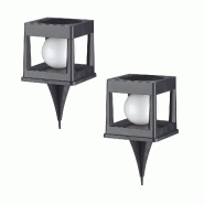 Balise solaire H22CM Noir Lumisky - noir 3666162011550