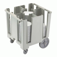 Chariot à Assiettes Versa à Colonnes Fixes Symétriques - Assiettes ø 241 mm max - Cambro - 3332435683617
