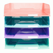 Exacompta Lot de 4 Corbeille COMBO STYLI Candy Tidy coloris assortis - 9002493217072
