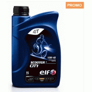 Huile moto ELF 4T City 10W40 - Semi-synthétique - 1L - Norme API SJ Huile moto ELF 4T City 10W40 - Semi-synthétique - 1L - Norme API SJ