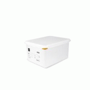 METRO PROFESSIONAL Récipient GN 1/2, 150 mm, polypropylène, avec couvercle - blanc plastique polypropylène 4067373610966 METRO PROFESSIONAL Récipient GN 1/2, 150 mm, polypropylène, avec couvercle - blanc plastique polypropylène 4067373610966