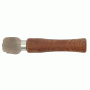 Outil coupe plis - manche en bois ergonomique - Parfait pour les vulcanisateurs