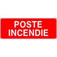 Panneau de signalisation - poste incendie