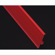 Porte étiquette adaptable TEGOMETALL - 40 x 1318 - Blanc pur RAL 9010