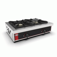 Réchaud à gaz 2 feux - (2x)7 Kw | Sofraca - 27026-2