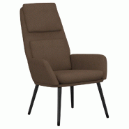 VidaXL Chaise de relaxation Marron Tissu Modèle Atlas Concept - 341315