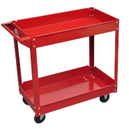 Vidaxl chariot à outils d'atelier 100 kg rouge 140154