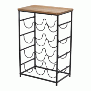 WellHome - Casier à bouteilles compact et léger 40x26x60cm - WH16395