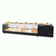 Arilex Vitrine réfrigérée à double couvercle avec grilles et verre droit 6VTL VISION DOUBLE - VIRETA6VTLVISION2
