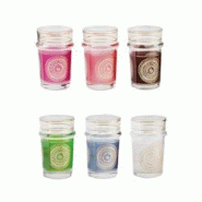 Aulica Tasses à thé dorées arabesques 6 couleurs - lot de 6 - doré 183601 Aulica Tasses à thé dorées arabesques 6 couleurs - lot de 6 - doré 183601