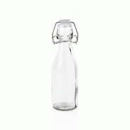 Bouteille à fermeture mécanique 250 ml Ø 5,5 cm H 19,5 cm verre lot de 6 - Was Germany - transparent verre 4044925017336