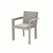 Chaise design in & out FRAME - écru granit