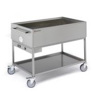 Chariot bain marie - sammic - chauffe avec résistance de 2.000 w