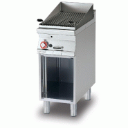 Grill pierre de lave à gaz simple sur meuble - grille 35x52 - CW-74G  | SuperLotus 700