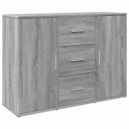Helloshop26 - Buffet bahut commode armoire meuble de rangement organisateur cuisine salle de séjour salon sonoma 90,5 x 29,5 x 65 cm 02_0036544 - 300 Helloshop26 - Buffet bahut commode armoire meuble de rangement organisateur cuisine salle de séjour salon sonoma 90,5 x 29,5 x 65 cm 02_0036544 - 300