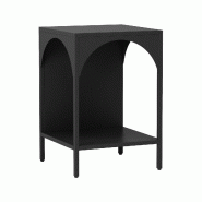 Helloshop26 - Étagère autoportante acier 52 x 35 x 35 cm noir 03_0006947 - 3001853682723