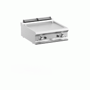 Plancha gaz MBM - plaque lisse en acier Martin - 15 mm d'épaisseur - 14 Kw_0