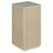 Podium 1 porte push-pull Vertigo T01 MDF naturel et érable 45x45x90cm