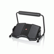 Repose-pieds PODI F réglable en hauteur plastique noir hjh OFFICE - noir plastique 830111