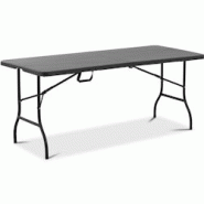 Royal Catering - Royal Catering RC-FT_3 Table Pliante de Jardin D'Extérieur Traiteur (1 830 x 750 x 740 mm, Capacité de charge : 150 kg, Acier, - no