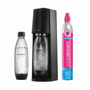 SODASTREAM Machine à Gazéifier L'eau + 2 Bouteilles + 1 Cylindre 1012812333 - noir 7290119792962