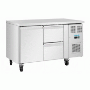 Table réfrigérée positive série U 1 porte 2 tiroirs UA108 Polar