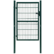 Vidaxl portillon 2d (simple) vert 106x170 cm 141749