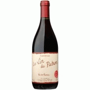 Vin de table rouge le vin du patron 12° bouteille 75 cl