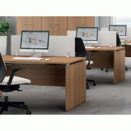 Panneau frontal mélaminé pour bureaux individuels Etner - différentes largeurs - H41 cm - Ep 18 mm - 6 finitions Panneau frontal mélaminé pour bureaux individuels Etner - différentes largeurs - H41 cm - Ep 18 mm - 6 finitions